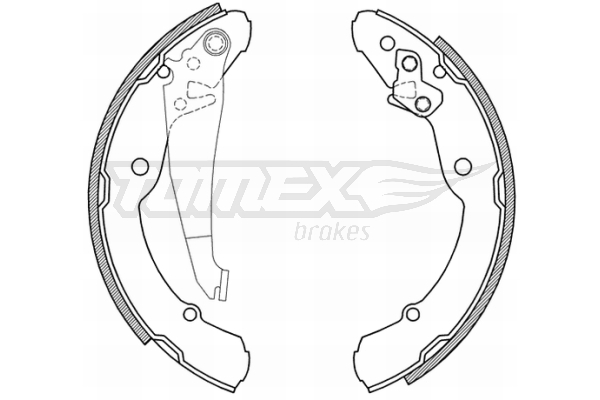 Sada brzdových čeľustí TOMEX Brakes